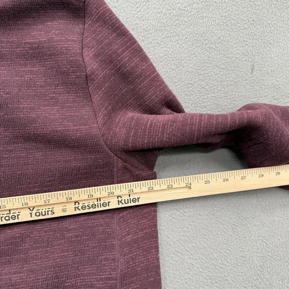 UNTUCKit Kezoh Jacket Mens Large Purple Full Zip‎ Fleece Polyester Casual
